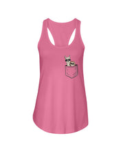 Load image into Gallery viewer, Cool Llama And Sloth In Pocket Meaningful Gift Ladies Flowy Tank
