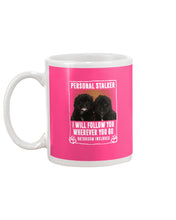 Load image into Gallery viewer, Black Pooshi Black Shipoo Personal Stalker St. Patrick's Day Printed Mug Mug
