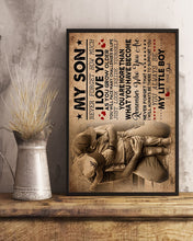 Load image into Gallery viewer, Hungging Gift For Son How Much I Love You Vertical Poster
