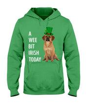 Load image into Gallery viewer, Puggle Irish Today Dog Lovers St. Patrick's Day Printed Mug Hoodie
