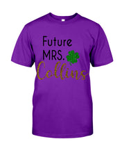 Load image into Gallery viewer, Shamrock Future Mrs Collins St Patrick's Day Guys Tee
