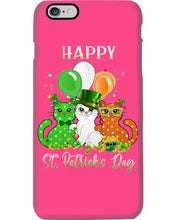 Load image into Gallery viewer, Lovely Cat And Balloons Happy St Patrick's Day Gift For Cat Lovers Phone case
