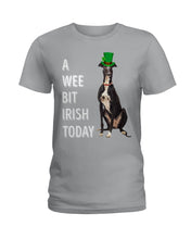 Load image into Gallery viewer, Greyhound Irish Today Green St. Patrick's Day Printed Mug Ladies Tee
