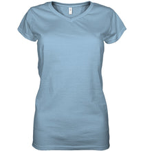 Load image into Gallery viewer, Gift For Family Mess With My Wife Ladies V-Neck
