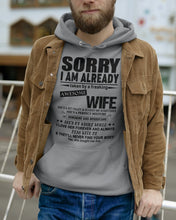Load image into Gallery viewer, She's My Whole World Gift For Husband Hoodie
