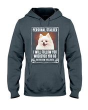 Load image into Gallery viewer, White Pomeranian Will Follow You St. Patrick's Day Printed Mug Hoodie
