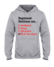 Load image into Gallery viewer, Registered Dietitians Are Intelligent Attractive Printed Mug Hoodie
