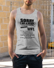 Load image into Gallery viewer, She's My Whole World Gift For Husband Unisex Tank Top
