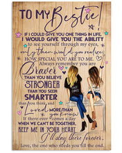 Load image into Gallery viewer, Keep Me In Your Heart Gift For Bestie Vertical Poster
