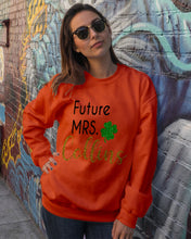 Load image into Gallery viewer, Shamrock Future Mrs Collins St Patrick's Day Sweatshirt
