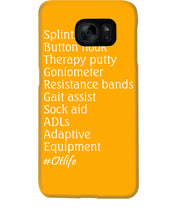 Load image into Gallery viewer, Splints Button Hook Therapy Putty Goniometer Resistance Bands Phone case
