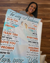Load image into Gallery viewer, Making You Happy Is My Duty Gift For Husband Sherpa Blanket

