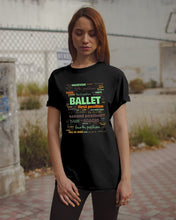 Load image into Gallery viewer, Ballet Letters Design Sepcial Gift For Ballet Dancer Guys Tee
