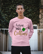 Load image into Gallery viewer, Shamrock Future Mrs Collins St Patrick's Day Sweatshirt
