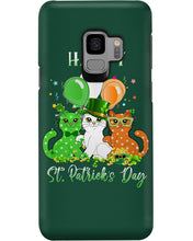 Load image into Gallery viewer, Lovely Cat And Balloons Happy St Patrick's Day Gift For Cat Lovers Phone case
