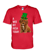 Load image into Gallery viewer, Cockapoo Irish Today Green St. Patrick's Day Printed Mug Guys V-Neck
