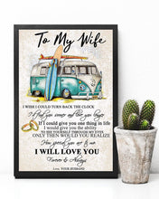 Load image into Gallery viewer, Go Camping I Will Love You Forever Gift For Wife Vertical Poster
