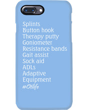 Load image into Gallery viewer, Splints Button Hook Therapy Putty Goniometer Resistance Bands Phone case
