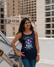 Load image into Gallery viewer, Rose Mandala Pattern I Need You Here Gift For Angel Dad Ladies Flowy Tank
