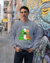 Load image into Gallery viewer, Lovely Cat And Balloons Happy St Patrick's Day Gift For Cat Lovers Sweatshirt
