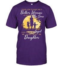 Load image into Gallery viewer, I Asked God To Make Me A Better Woman Guys Tee
