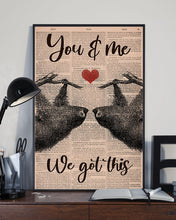 Load image into Gallery viewer, Bear You Are Me We Got This Gift For Lover Vertical Poster
