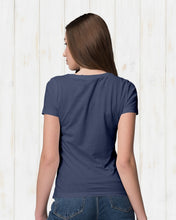 Load image into Gallery viewer, Purple Wings Gift For Angel Grandpa I Used To Be His Angel Ladies Tee
