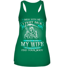 Load image into Gallery viewer, Gift For Family Mess With My Wife Ladies Flowy Tank
