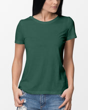 Load image into Gallery viewer, Gift For Grandpa A Big Piece Of My Heart Lives Ladies Tee
