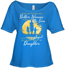 Load image into Gallery viewer, I Asked God To Make Me A Better Woman Ladies Tee
