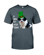 Load image into Gallery viewer, Mal-Shi Irish Today St. Patrick's Day Printed Mug Guys Tee
