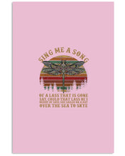 Load image into Gallery viewer, Sing Me A Song Dragonfly Retro Vintage Vertical Poster
