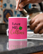 Load image into Gallery viewer, Shamrock Future Mrs Collins St Patrick's Day Mug
