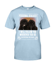 Load image into Gallery viewer, Black Pooshi Black Shipoo Personal Stalker St. Patrick's Day Printed Mug Guys Tee
