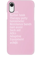 Load image into Gallery viewer, Splints Button Hook Therapy Putty Goniometer Resistance Bands Phone case
