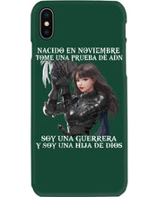 Load image into Gallery viewer, Nacido En Noviembre Tome Una Prueba De Ad Birthday Gift Phone case
