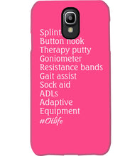 Load image into Gallery viewer, Splints Button Hook Therapy Putty Goniometer Resistance Bands Phone case
