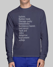Load image into Gallery viewer, Splints Button Hook Therapy Putty Goniometer Resistance Bands Unisex Long Sleeve

