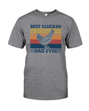 Load image into Gallery viewer, Best Cluckin' Dad Ever Retro Vintage Gift For Dad Guys Tee
