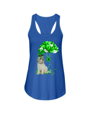 Load image into Gallery viewer, English Setter Patrick Balloons St. Patrick's Day Color Changing Mug Ladies Flowy Tank

