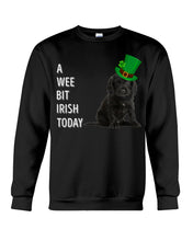Load image into Gallery viewer, Black Cocker Spaniel Irish Today Green St. Patrick's Day Printed Mug Sweatshirt
