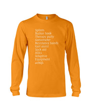 Load image into Gallery viewer, Splints Button Hook Therapy Putty Goniometer Resistance Bands Unisex Long Sleeve
