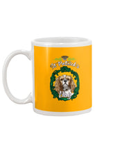 Load image into Gallery viewer, Cavalier Mirror Happy St Patrick's Day Gift For Dog Lovers Mug
