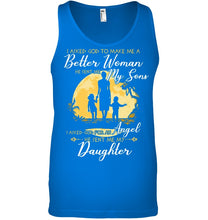 Load image into Gallery viewer, I Asked God To Make Me A Better Woman Unisex Tank Top
