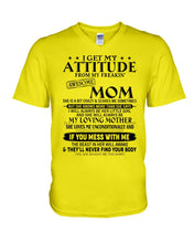 Load image into Gallery viewer, If You Mess With Me Gift For Daughter Guys V-Neck
