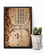Load image into Gallery viewer, Gift For Girlfriend I Love You More Than The Bad Days Ahead Of Us Vertical Poster
