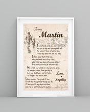 Load image into Gallery viewer, Custom Name Gift For Son I Sometimes Wish You Were Small Vertical Poster
