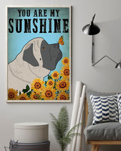 Load image into Gallery viewer, English Mastiff You Are My Sunshine Gift For Dog Lovers Vertical Poster
