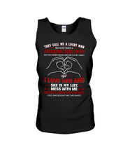 Load image into Gallery viewer, They Call Me A Lucky Man Gift For Husband Unisex Tank Top
