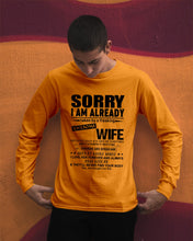 Load image into Gallery viewer, She's My Whole World Gift For Husband Unisex Long Sleeve
